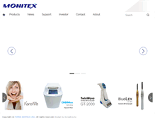 Tablet Screenshot of monitex.com.tw